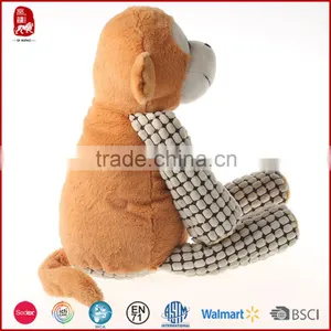 Wholesale Fabric Plush Sitting Stuffed Monkey Toys thumbnail-3