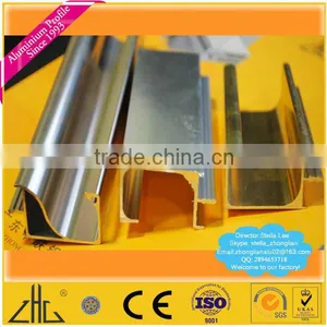 Wow!! 6063T5 Anodized Matt Brushed Aluminium Handle Profile / Mirror Finished Aluminium Frame Kitchen Aluminium Profile Handle thumbnail-3