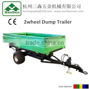 4000kgs Hydraulic Tipping Trailer , Farm Trailer for Tractor thumbnail-5