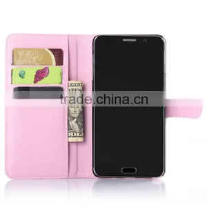 Wholesale Folio Stand Case for Samsung GALAXY Note 5 PU Leather Flip Cover With Wallet thumbnail-2