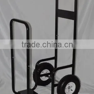 Log Caddy With Cover, Black Firewood Cart thumbnail-4