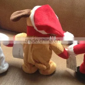 Christmas Decoration Singing and Dancing Santa Animated Toys 2015 thumbnail-2