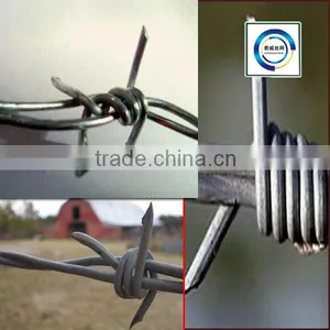 Double Stranded and Single Stranded Galvanized Barbed Wire thumbnail-1