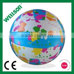 Colorful Printed Beach Playing Volleyball thumbnail-2