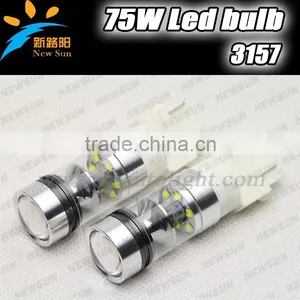 Super Bright With Mirror Reflector 3157 Led Blub, 12V 24V C Ree Auto Led Back-up Reverse/Turning Singal Lights for Cars Trucks thumbnail-1