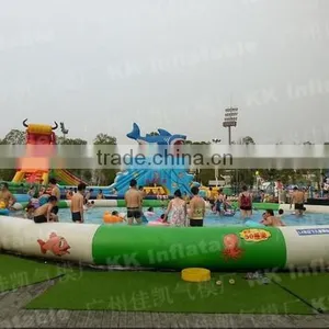 2015 Hot Sale Mini Inflatable Water Park Water Game for Kids Adult thumbnail-1