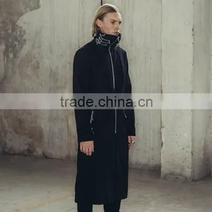 Devil Fashion 2015 Punk Long Coat in Winter CT009 thumbnail-2
