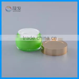 Gold Screw Cap Acrylic Cream Jar thumbnail-3