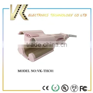 Beauty Device Professional Digital Hair Curling Iron 3 Barrel Waver Triple Hair Curler thumbnail-1