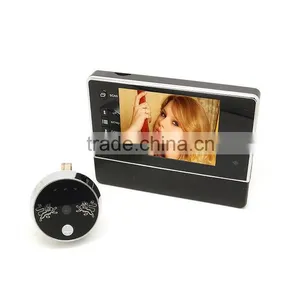 3.5 Inch TFT LCD Screen Wide Angle Night Vision Intercom Home Security Doorbell Digital Electronic Peephole Eye Door Viewer thumbnail-1
