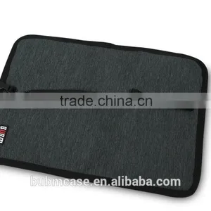 Top BUBM Small Black Nylon Spring Rolls Folding Cable Bag,USB Flash Drive Bags thumbnail-3