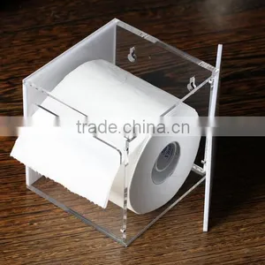 Hot Sale Acrylic Tissue Box for Toilet thumbnail-2