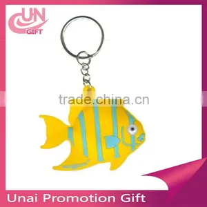 Custom Soft Plastic Rubber PVC Keychain thumbnail-1