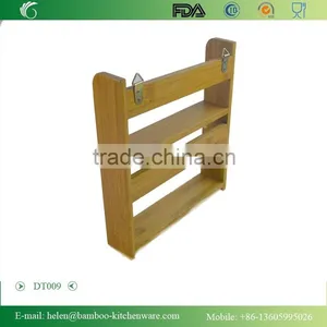 Hot Sale Bamboo Rack Wall Hanging Spice Rack for Storage, Rank Kitchen Spice Rack, Kitchen Appliance Rack Home Decoration thumbnail-3