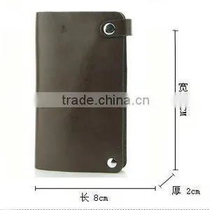 Chinese-style Handmade 100 Genuine Leather Credit Card Holder thumbnail-1
