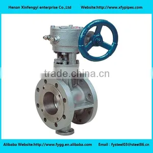 Worm Gear Actuated Flange Triple Eccentric Butterfly Valve thumbnail-1
