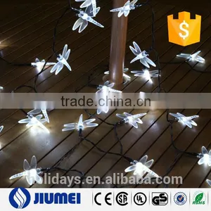 5M 50 LED White Dragonfly Fairy Solar Garden Light thumbnail-1