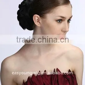Fake Chignon Hair Pieces , Synthetic Hair Accessories Bun Hairpieces thumbnail-1