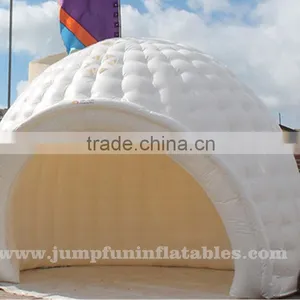 Advertising Inflatable Igloo 210D Oxford or 0.4mm PVC Inflatable White Dome for Events thumbnail-1