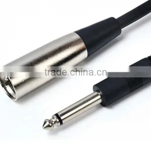 XLR Female to 6.35 Aux Cable Nickel Plated 4m PVC Cable thumbnail-1