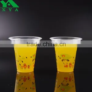 Logo Printed Disposable Clear Plastic Cups thumbnail-1