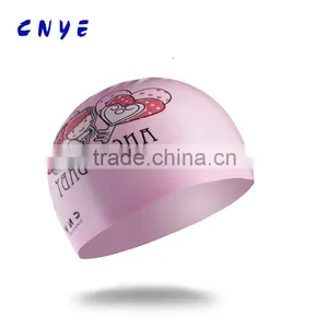 CNYE Good Brand Kids Swimming Cap Waterproof Boys Girls Swimming Cap Fashionable Kids Swimming Cap thumbnail-5