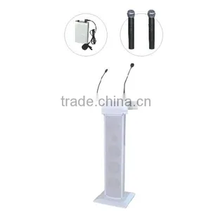 60W Luxury Digital Lectern , Church Podium For Speeches And Teaching thumbnail-1