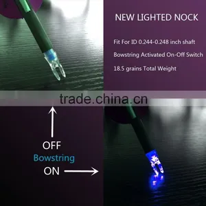 Automatically Lighted Nock Compound Bow Led Lighted Arrow Nock thumbnail-1