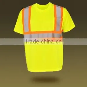 High Reflective t Shirt,safety t Shirt,Fluorescent t Shirts 3m Reflective Tape Polo Shirt,reflective Tape Safety t Shirts, thumbnail-1
