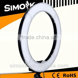 Bi- Color Micro 55 Watt Photography Ring Light RL-18 LED Making up Video Light for DSLR Camera on Portrait thumbnail-6