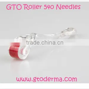 Titanium 540 Needles Dermaroller Derma Roller Skin Face Beauty Roller thumbnail-1