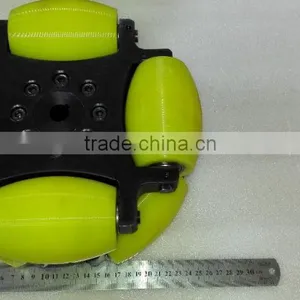 254mm Heavy Duty Industrial Omni Directional Wheel With Pu Roller (professional Custom,payload:500KG/pcs ) thumbnail-3