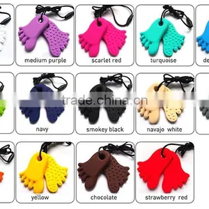 China Teether BPA Free 10 Pcs per Color Teething Pendant Necklace thumbnail-5