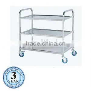 Long Lifetime Square -tube Three Layer Trolley Dining Cart,three Layer Trolley Dining Cart,trolley thumbnail-1