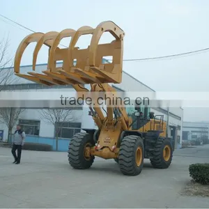 Loader With Grass/log/wood /pipe Timber Grasper/grab thumbnail-6