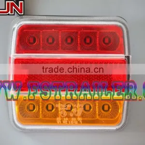 Yellow and Red LED Light and Reflector 12V for Sale thumbnail-1