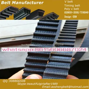 Kia Timing Belt Auto Transmission Belt OK016-12-205/164S8M25/OK054-12-205/162S8M25/OK203-12-205/145YU22 CR/HNBR/EPDM Transmission Timing Belt thumbnail-1
