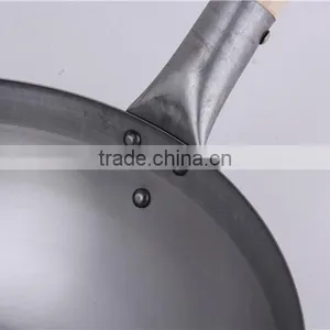 Cookware Manufacturer Carbon Steel Commercial Induction Wok thumbnail-6