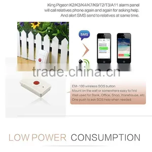 EM-100 GSM Wireless Emergency SOS Panic Button thumbnail-4