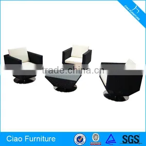 Hot Sale Design Furniture Rattan Leisure Coffee Table Set thumbnail-1