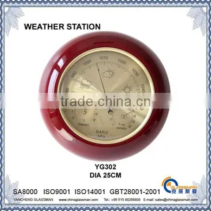 Wooden Frame Advanced Weather Station YG302 thumbnail-1