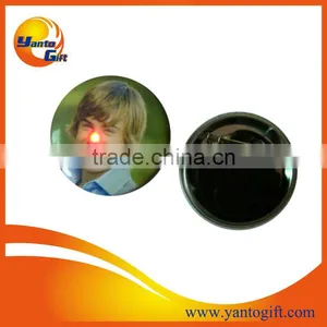 Full Logo Printing LED Tin Badge thumbnail-1