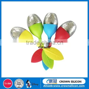 Hot Sale New Design Leaf Shape Silicone Tea Infuser thumbnail-6