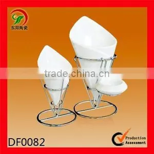 Factory Direct Wholesale Ceramic Fries Cup thumbnail-1
