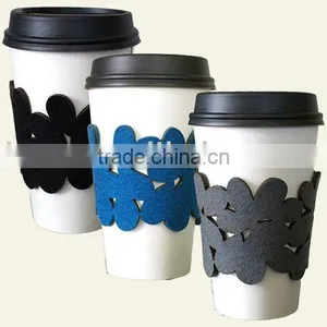 100% Wool Felt Cup Bracelet thumbnail-1