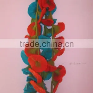 High Quality Handmade Wool Felt Decorative Garland /Wool Flower/ Artificial Flower /Tulip thumbnail-1