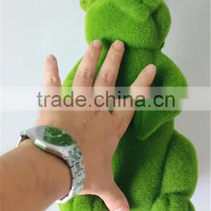 Home and Garden Easy Shopping Decorative 30cm Height Artificial Green Grass Moss Bunny Easter Rabbit E10 26T06 thumbnail-3
