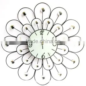 Flower Design Acrylic Wall Clock,metal Wall Clock thumbnail-1