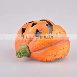 Pumpkin Candle Holder Ceramic Artware/Home Decoration Halloween Candlestick thumbnail-5