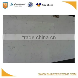 Artificial Cararra White Big Slabs White Artificial Marble thumbnail-1